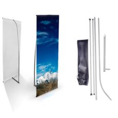 Porta Banner Tensor Simple 1 Cara - 120 x 60 cm