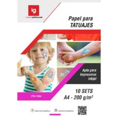Papel Para Tatuajes 10 Sets A4