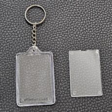 Llavero Acrílico Para Insert Rectangular Grande