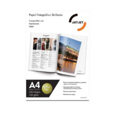 ART-JET Fotográfico Brillante 120g Bifaz 100h A4
