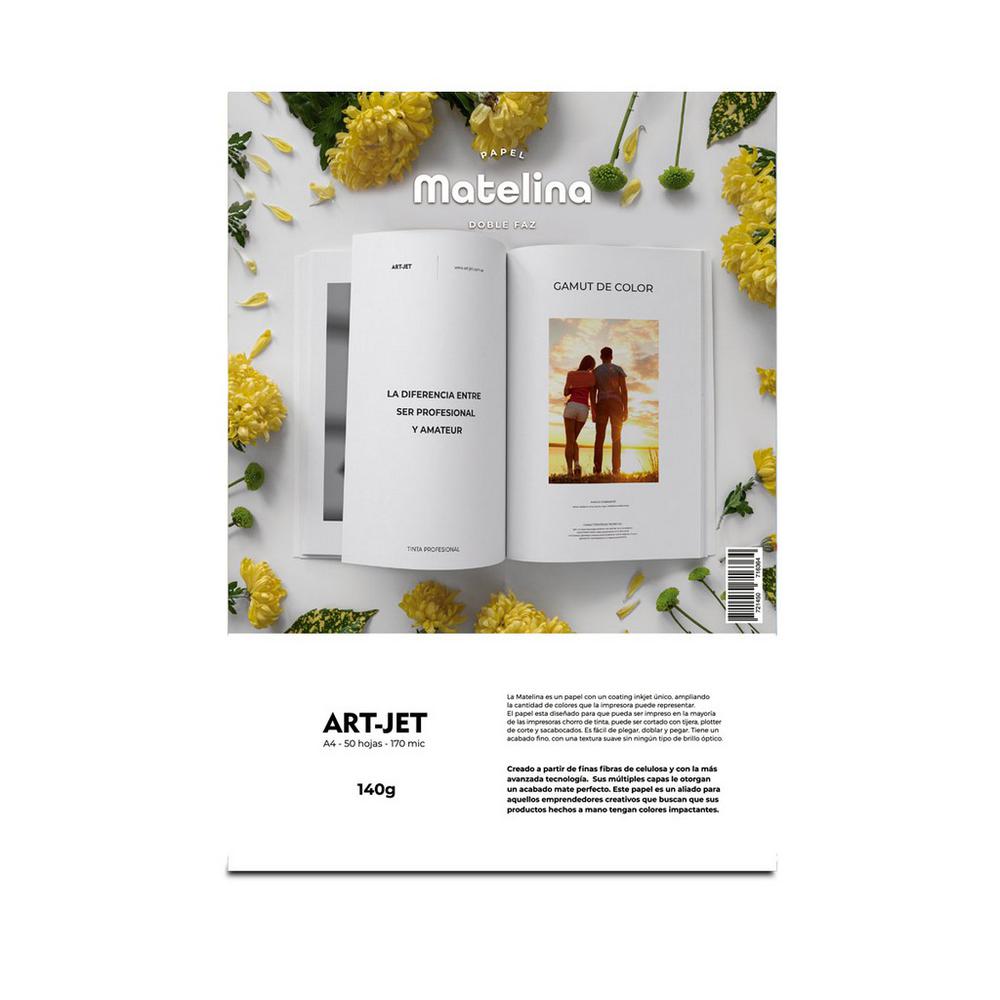 ART-JET Matelina 140g Bifaz 50h A4