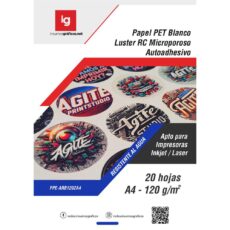 Autoadhesivo Blanco Resistente al Agua 120g 20h A4