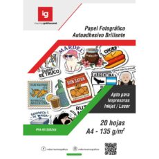 Autoadhesivo Fotográfico Brillante 135g 20h A4