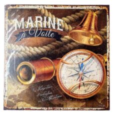 CHAPA VINTAGE Cuadrada - 20 x 20 cm