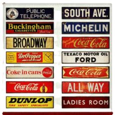 CHAPA VINTAGE Rectangular - 20 x 50 cm