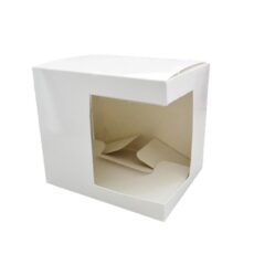 Caja Cartón SUBLIMABLE Tazas con Ventana x 1