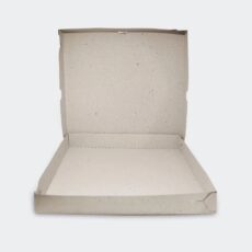 Caja Pizza Cartón Gris Reforzada 31x31x4 cm