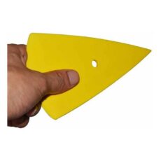 Espátula Plástica Amarilla triangular - Detalles