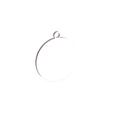 Forma Circular con ojal  Medalla  Ø70 mm x 10