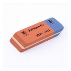 Goma de Borrar Natural Bicolor - Azul Roja