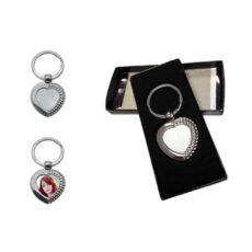 Llavero Corazón 4 cm SUBLIMABLE Metal