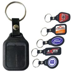 Llavero Plástico Dome Rectangular Corto 1 Cara