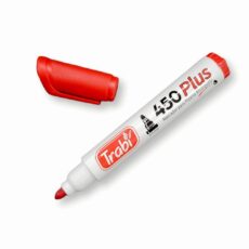 Marcador Trabi para Pizarra Rojo - Punta Redonda