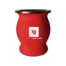 Mate IG Acero Inoxidable Mod  Copa Rojo