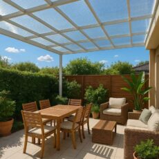 Policarbonato Alveolar Cristal 6 mm 210x580 cm