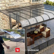 Policarbonato Compacto Cristal 3 mm 122x244 cm