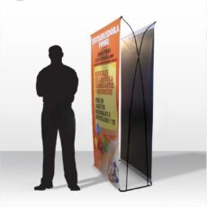 Porta Banner Tensor Doble 2 Caras - 190 x 90 cm