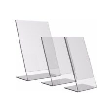 Porta Retrato Acrílico Transp  con Pie - 9x13 cm