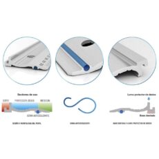 Regla Aluminio De Corte 60 cm