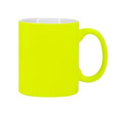 Taza Cerámica Fluo Amarilla x 1