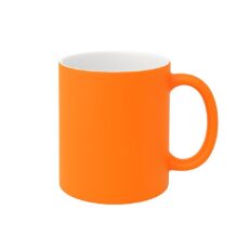 Taza Cerámica Fluo Naranja x 1