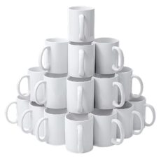 Taza Cerámica Recta Blanca AAA x 36