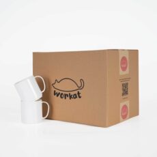 Taza Polímero Workat Apilable Blanca x 36