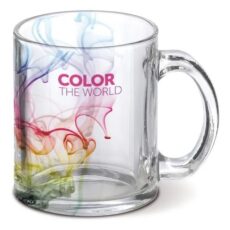 Taza Vidrio Recta Transparente x 1