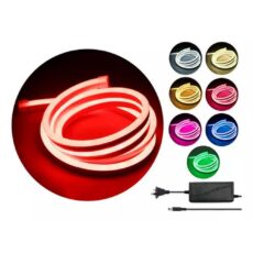Tira LED NEÓN 2835 Exterior C Fte - Rojo - 5m