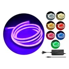 Tira LED NEÓN 2835 Exterior C Fte - Violeta - 5m