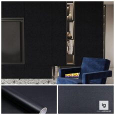 Vinilo Simil Cuero Negro 122cm