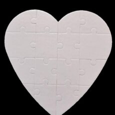 Rompecabezas Cartón SUBLIMABLE 16 Piezas Corazón -