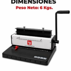 Encuadernadora Doble Alambre A4 - Reforzada