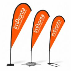 Fly Banner S  Faz con Estaca Pétalo A240 B80x180cm