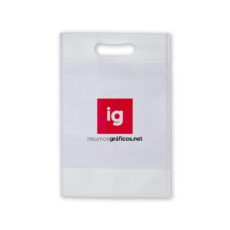 Bolsa Friselina Riñon Blanca 20x30 con Fuelle x 50