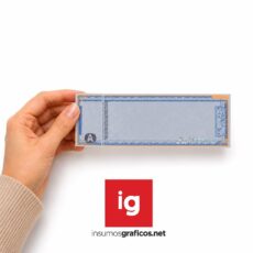 Entrada Ticket Infalsificable Azul 152 x 50 mm