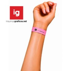 Pulsera Lisa Para impresion Laser Rosa Chicle