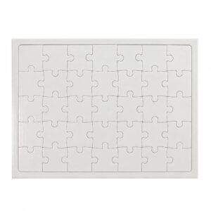 Rompecabezas Cartón SUBLIMABLE 36 P A4  10 u  x 10