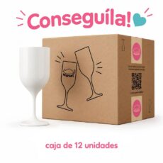 Copa Polímero Workat Apilable Blanca x 12