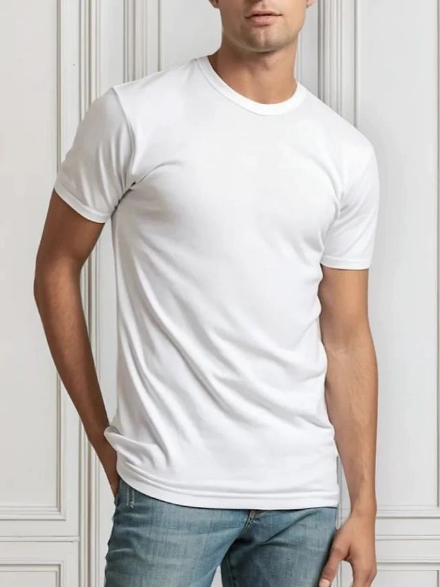 Remera EcoSet Sublimable Cuello Redondo TL