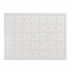 Rompecabezas Cartón SUBLIMABLE 35 P A4  10 u  x 10