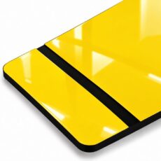 BICAPA LASERABLE Amarillo-Negro 60x120 cm