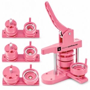 Máquina de Pines Rotativa Plástica Rosa 25 a 58 mm